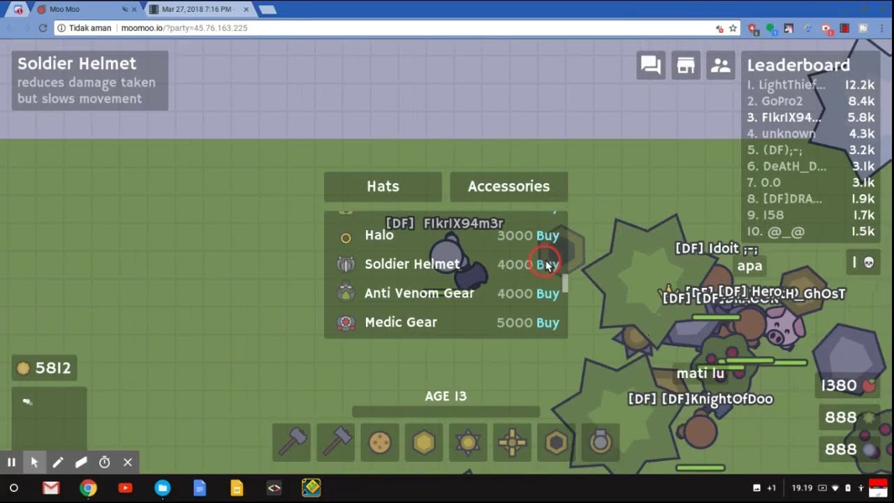 Moomoo io Gameplay #2 Part 2