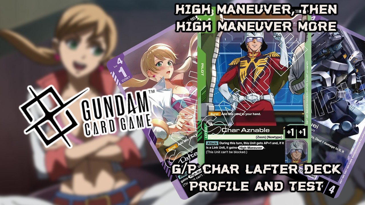 TWO BLONDES HIGH MANEUVERING AROUND! - GD03 META G/P CHAR LAFTER DECK TEST - GUNDAM CARD GAME