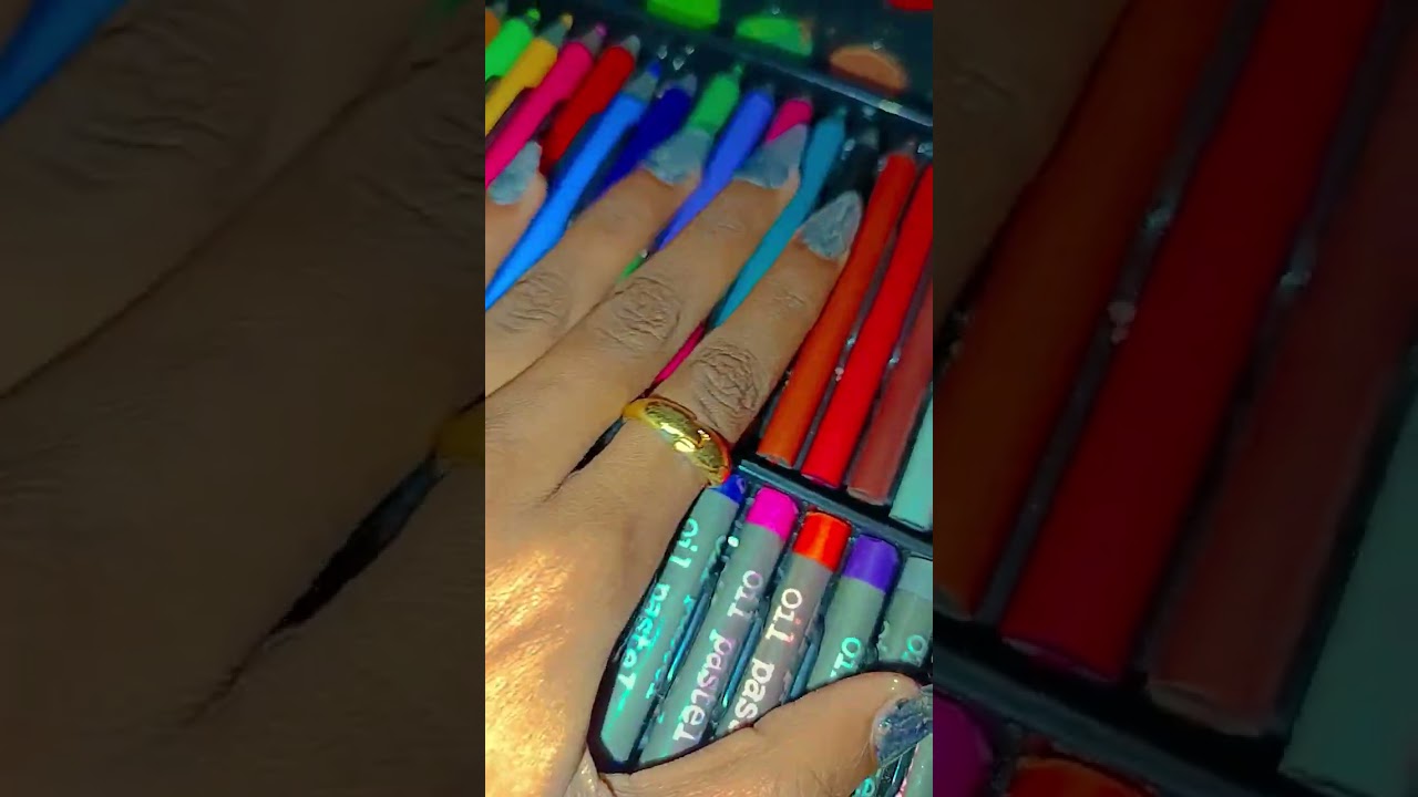 which colour is best pencil colour versus oil pastel 