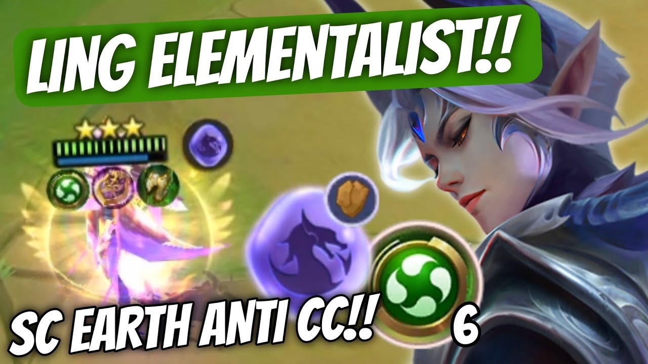 CRAZY 200+POWER !! LING PERFECT ELEMENTALIST !! MAGIC CHESS MOBILE LEGENDS