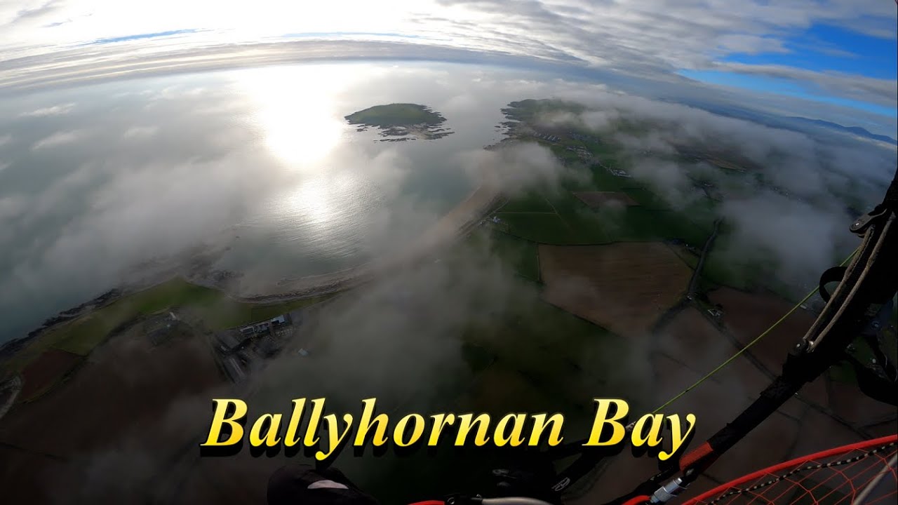 Paramotoring around Ballyhornon Northern Ireland 2020