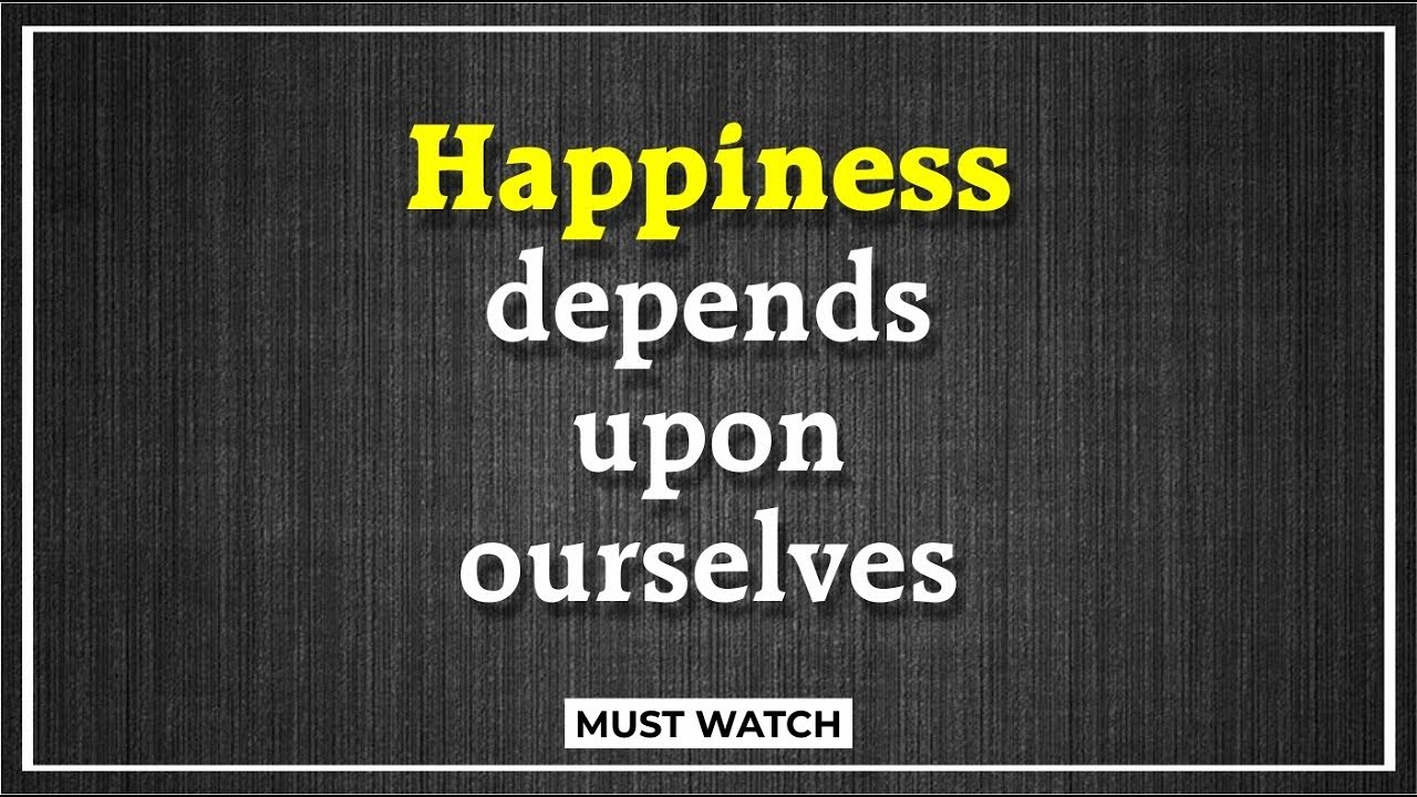 Happiness Depends Upon Ourselves | Life Mantra | Morning Motivation by Umesh Dhande Sir