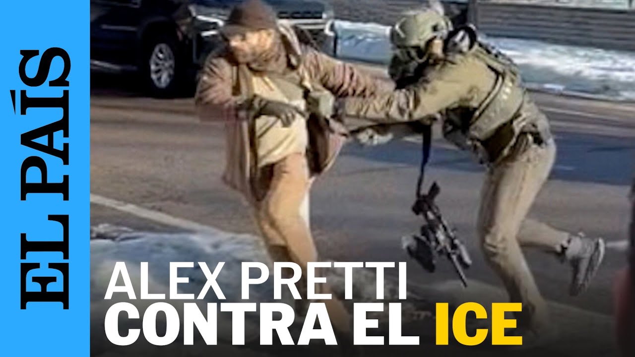 ALEX PRETTI se enfrenta contra el ICE 11 días antes de su muerte | EL PAÍS