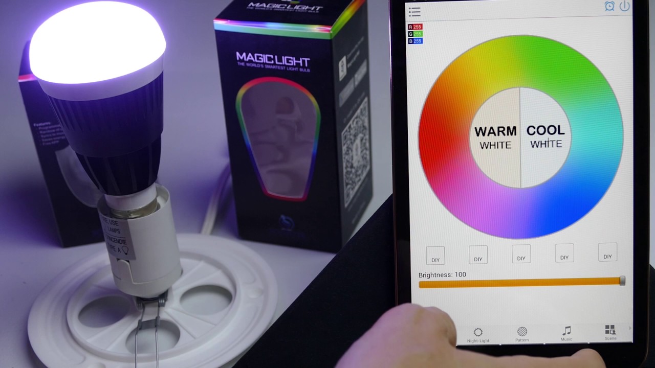 How to set up your WiFi MagicLight Bulb