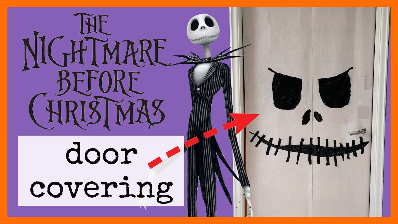 💀🚪Create a Nightmare Before Christmas Door Covering