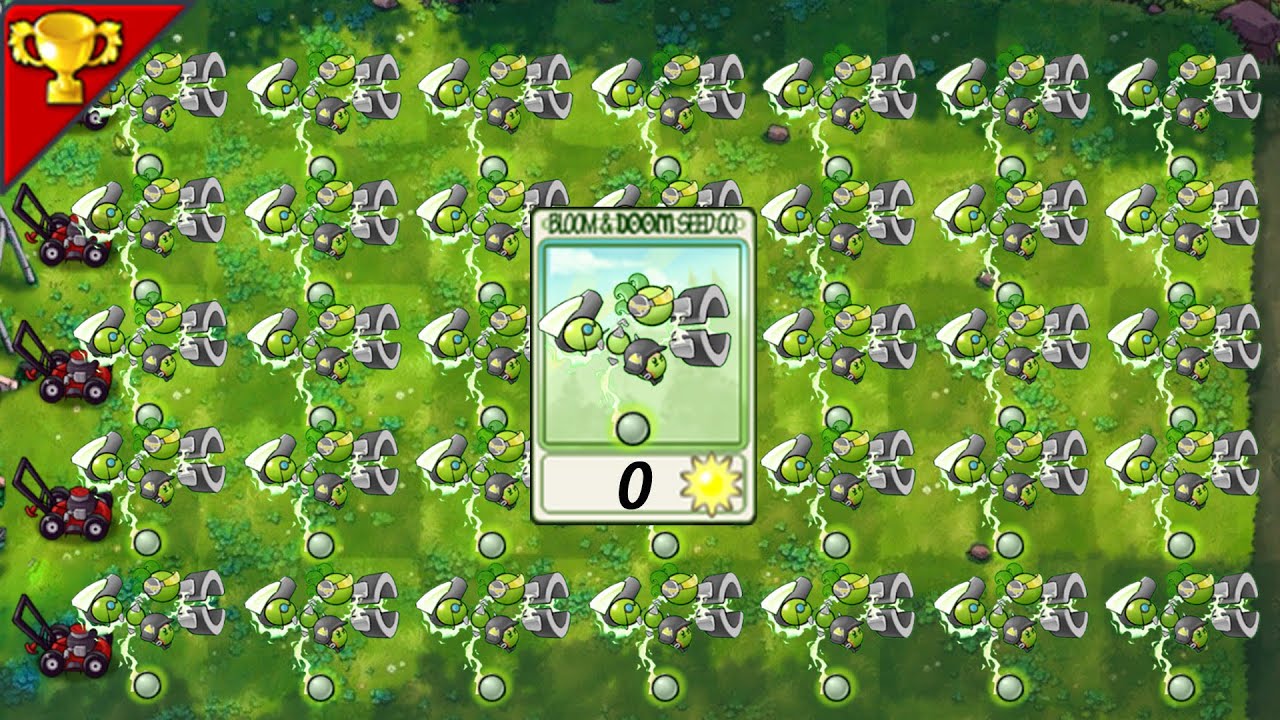 99hybrid peas VS 999Zombies-------Plants vs Zombies
