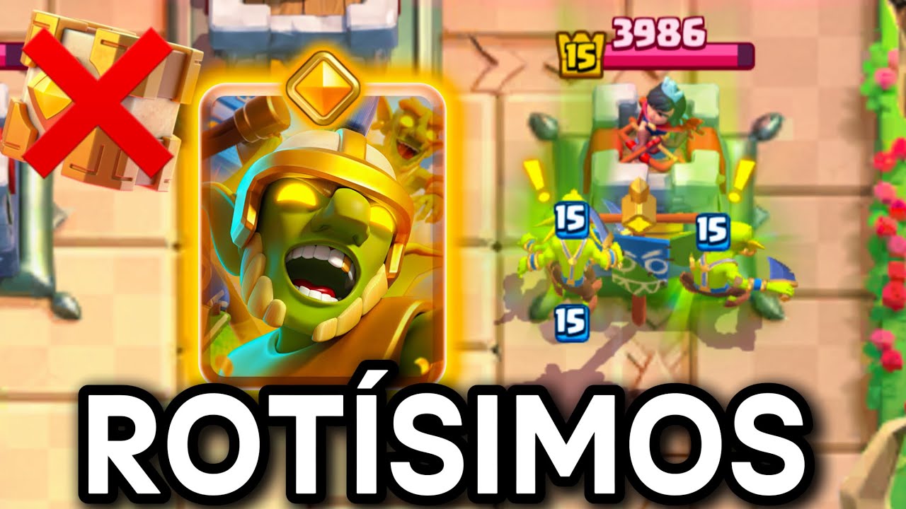 NO MÁS COFRES DE HÉROES!! Y los nuevos duendes rompen el juego😳 clash royale 