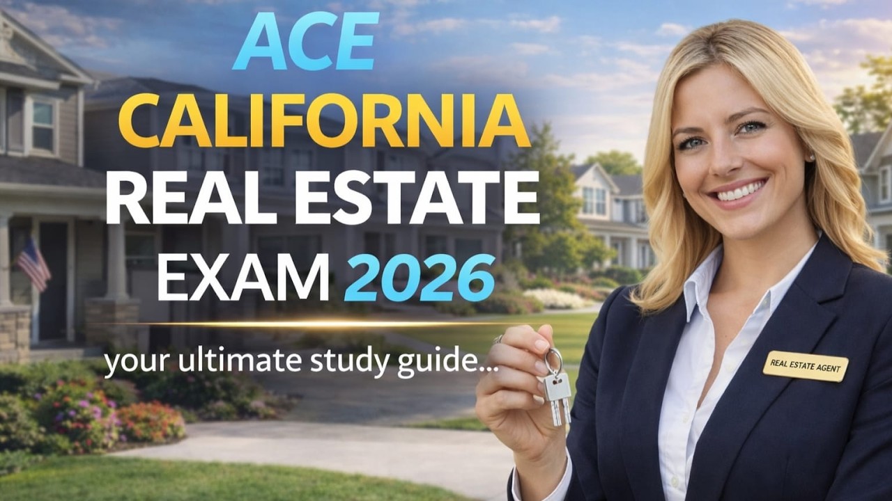 Ace Your California Real Estate Exam on FIRST TRY (2026 Prep)