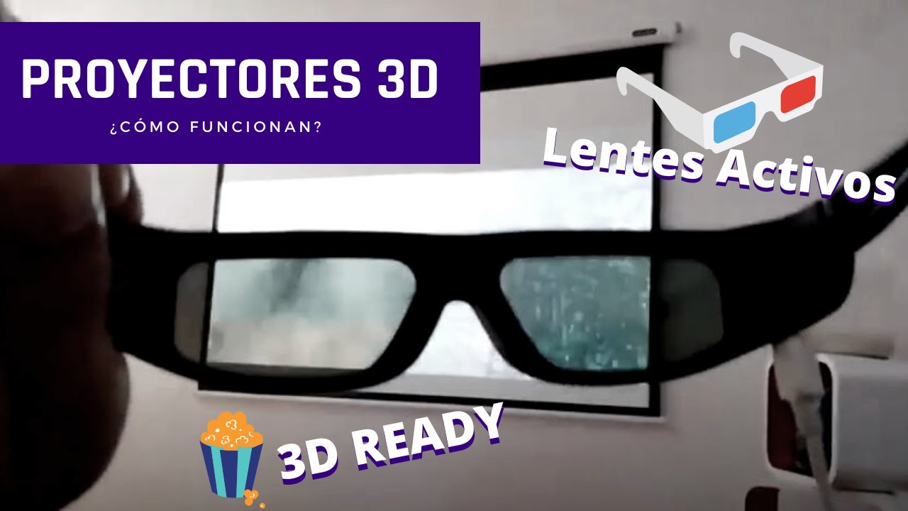 ¿Cómo usar el 3D de tu proyector?