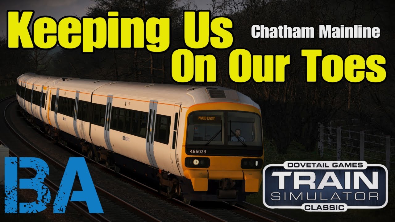 Keeping Us On Our Toes! - Networker Sound Mod - Class 466 - SE Network - Train Simulator Classic