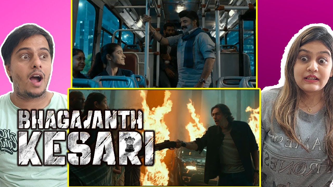 Bhagavanth Kesari Bus Fight Scene Reaction | Nandamuri Balakrishna | Sreeleela | Kajal Aggarwal