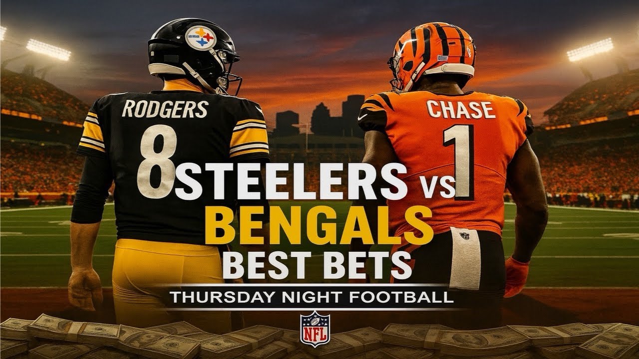 Steelers Vs Bengals Best Bets Picks & Predictions! Week 7 NFL TNF! 