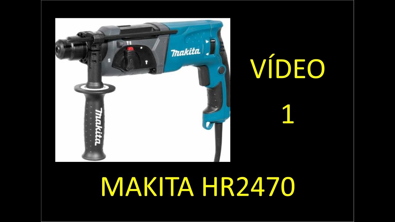 DTS - Martelete Makita HR2470 - Desmontagem e Apresentação do Defeito - Vídeo 1