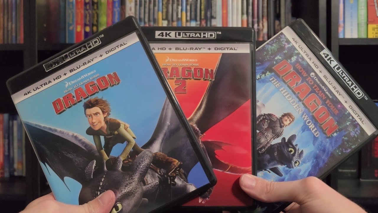 How to Train Your Dragon trilogy 4K Unboxing