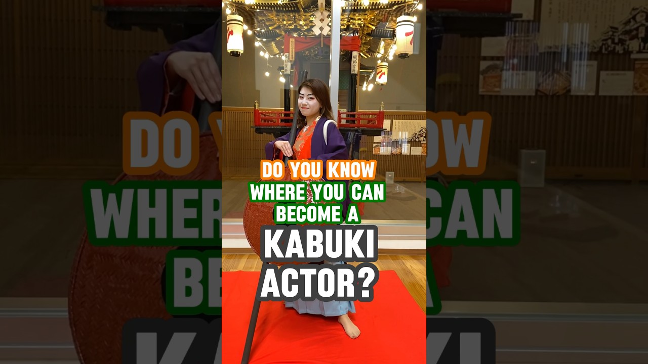 Do you know where you can become a KABUKI ACTOR?? 