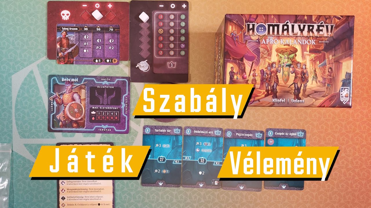 Homályrév - Apró kalandok | 1. Rész? | Bemutató | Szabályok Tömören