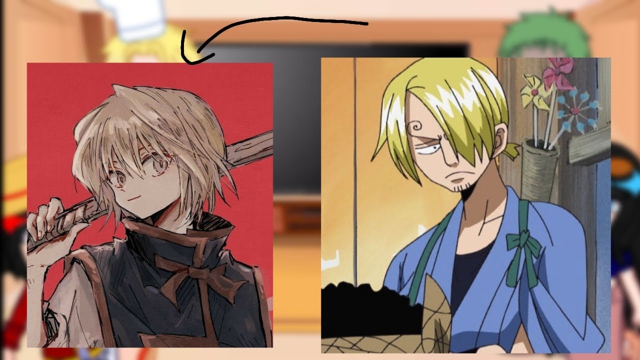 {mugiwaras+zeff react to sanji as kurapika} (hxh x one piece)