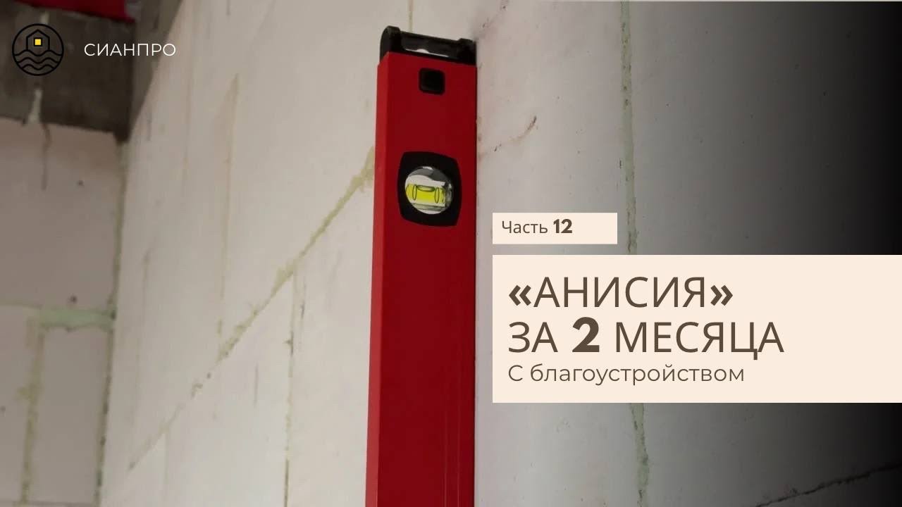 Часть 12 | Проверка дома на соответствие нормам | Дом «Анисия» за 60 дней с благоустройством