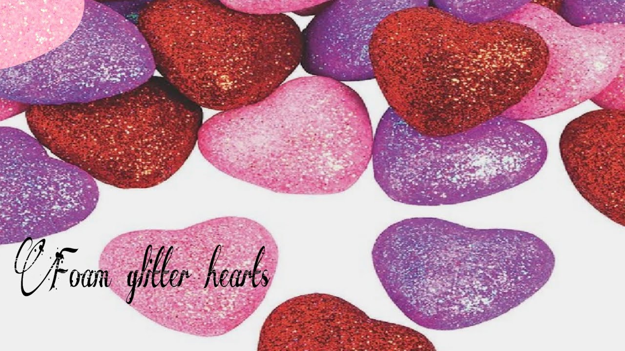 زيني حائط غرفتك باشكال قلوب ثلاثية الابعاد من ورق الفوم || DIY 3D hearts decore BY foam paper