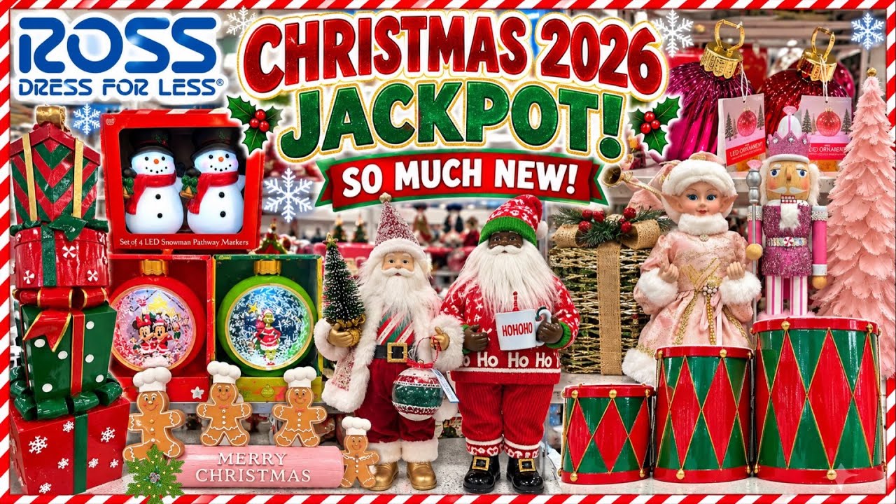 ✨ОГРОМНЫЙ РОЖДЕСТВЕНСКИЙ КЛАД в ROSS! 🎄 Новинки праздничного декора 2026! 😍