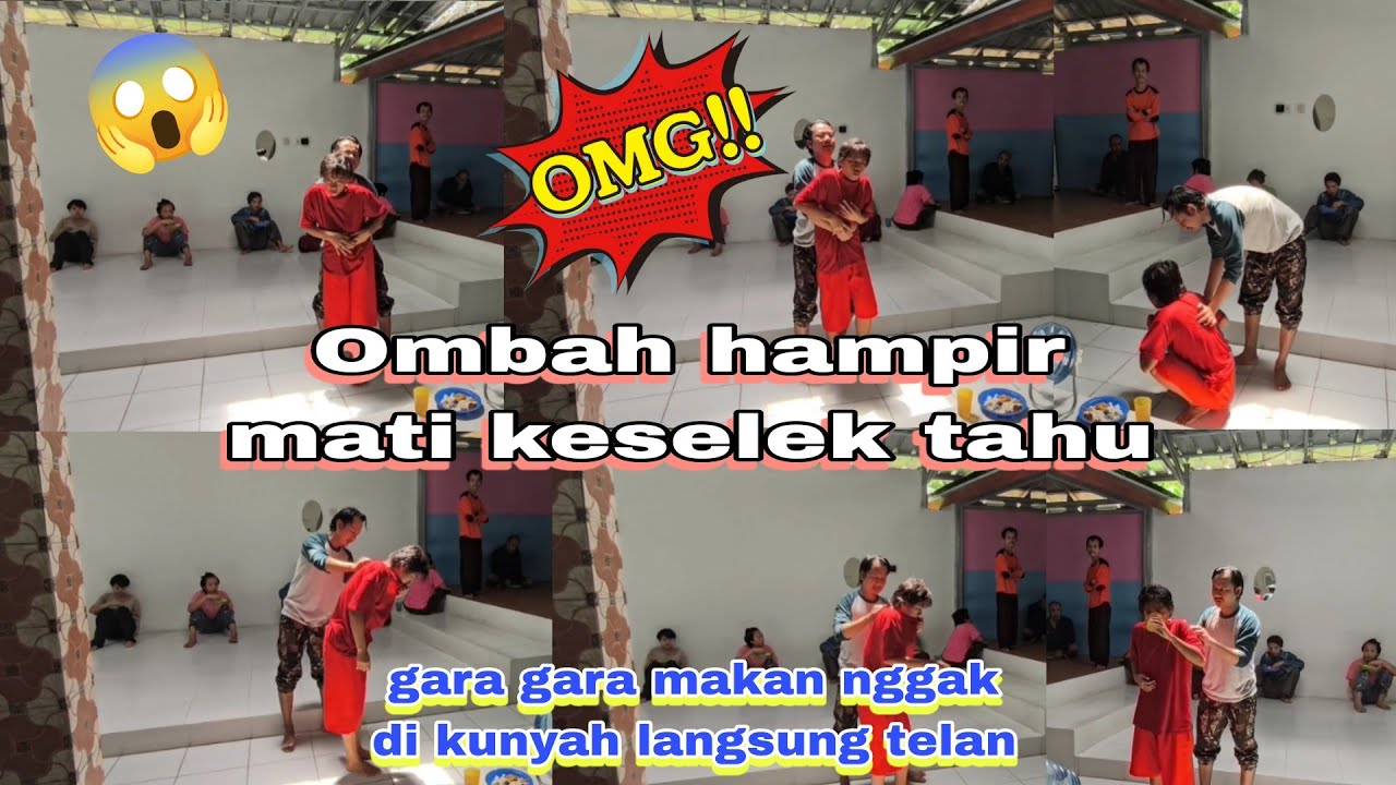 Ombah hampir mati, keselek tahu ⁉️ 😱 #yayasanjiwaberseri #yayasanodgjterlantar #partitv #sosial 