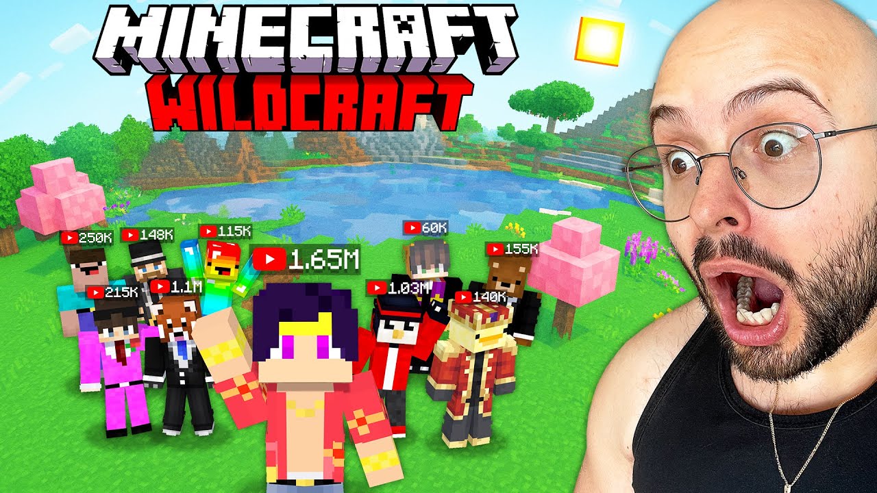 Am adus 20 DE YOUTUBERI pe NOUA SERIE de Minecraft (WILDCRAFT)