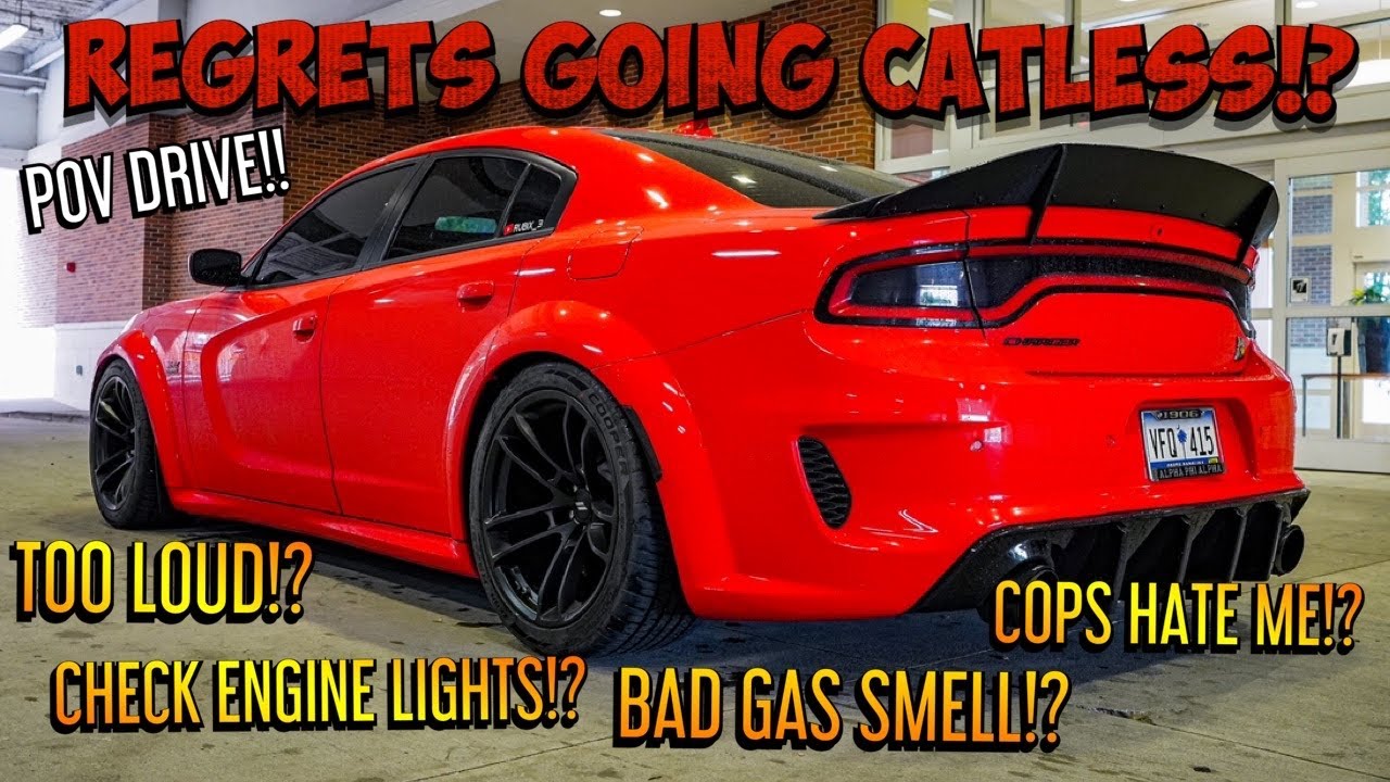 IS GOING CATLESS IN YOUR 392 SCAT PACK WORTH IT!? || FULL POV DRIVE!!