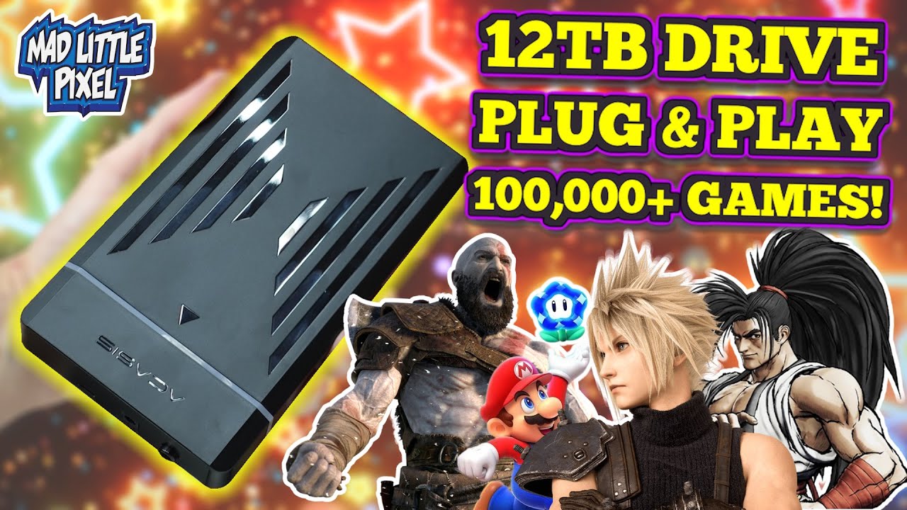 Insane Plug & Play 12TB Drive: 100,000+ Retro & AAA Games – Full Reveal!