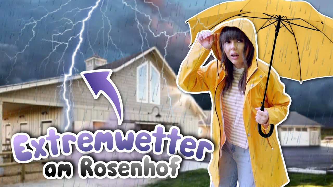 Schweres Unwetter am Rosenhof ☔️ Überschwemmung | ViktoriaSarina