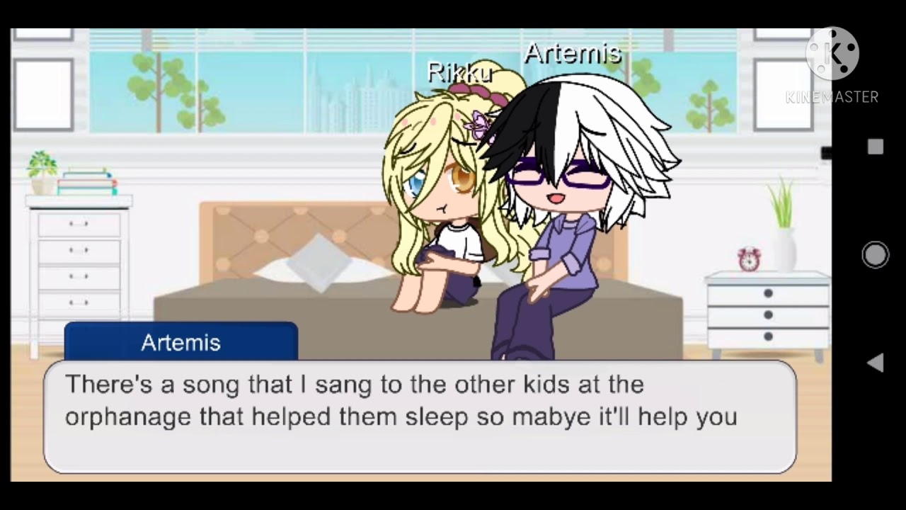 Artemis sings a lullaby to rikku (AU)