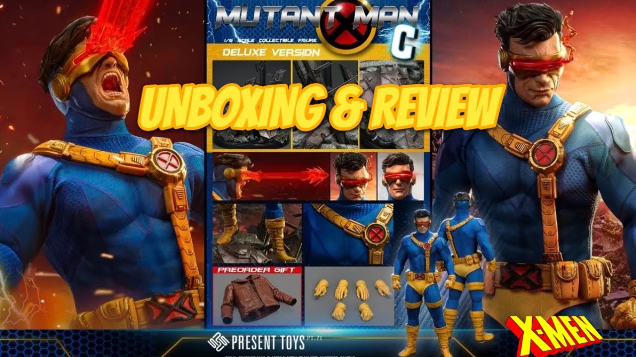 Распаковка и обзор фигурки Mutant Man C от Present Toys в масштабе 1/6, он же Cyclops