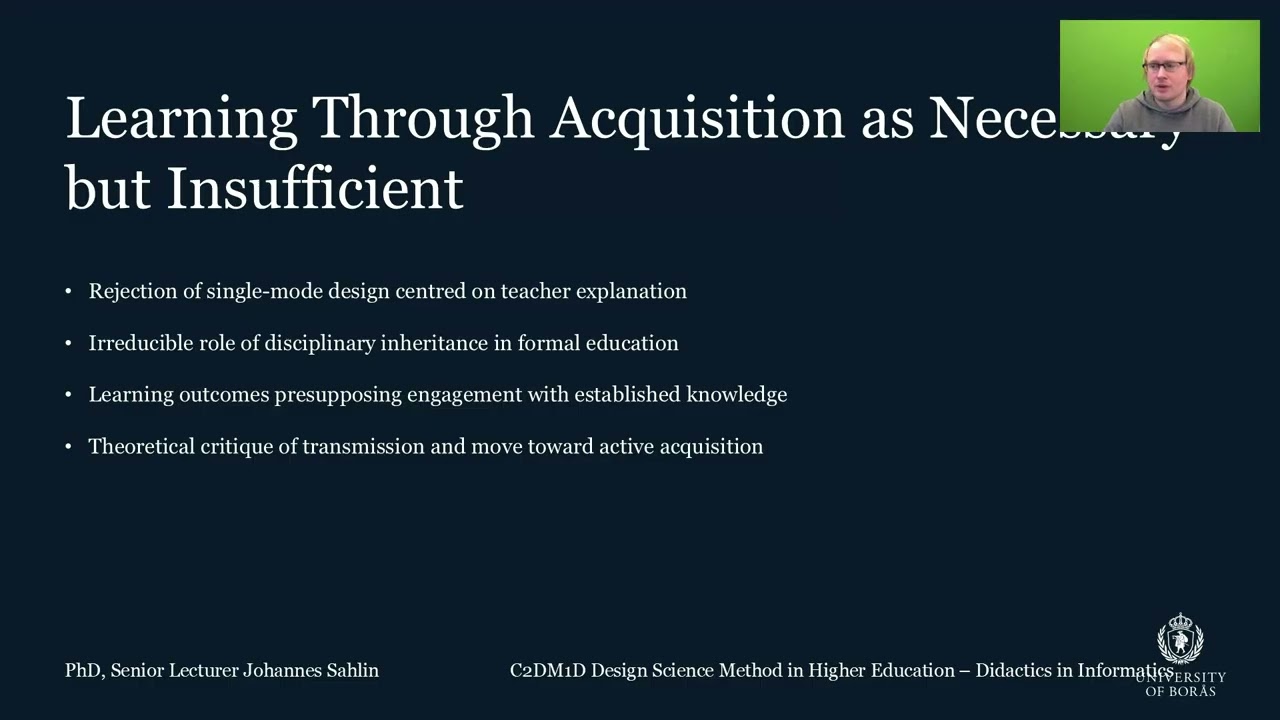 Learning Through Acquisition