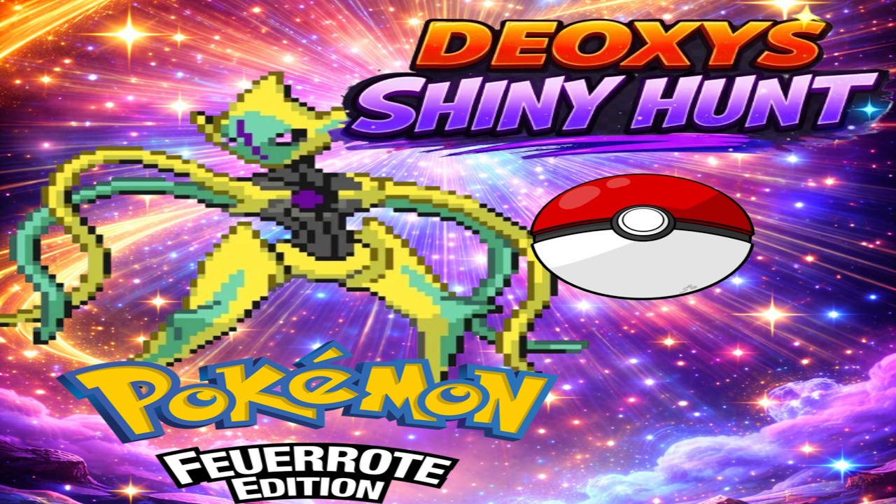 DEOXY SHINY HUNT UNTER 1000 VERSUCHE? Pokémon Feuerrot