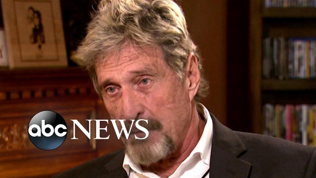 The wild life of John McAfee, mysterious cybersecurity pioneer