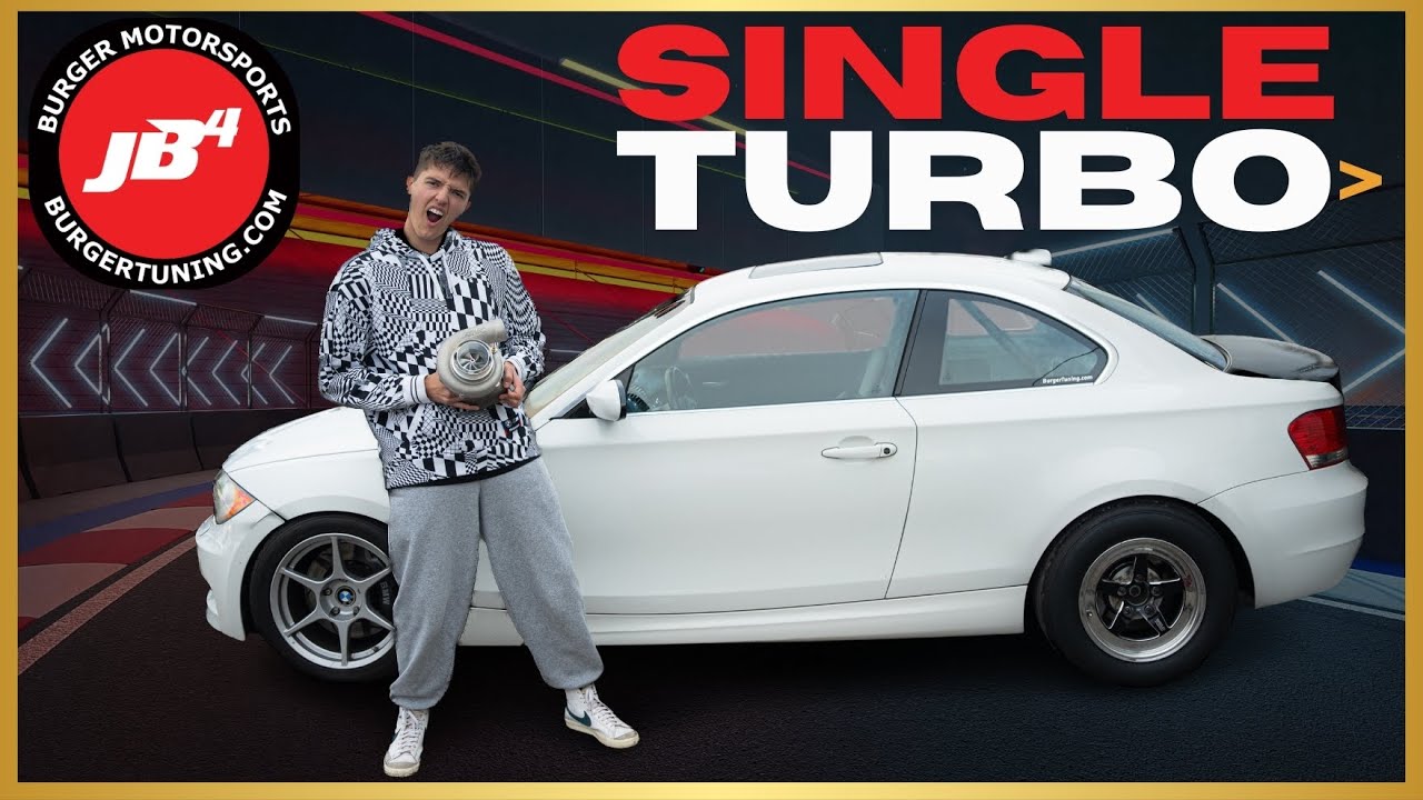 WE PUT A BIG TURBO ON OUR BMW 135i…