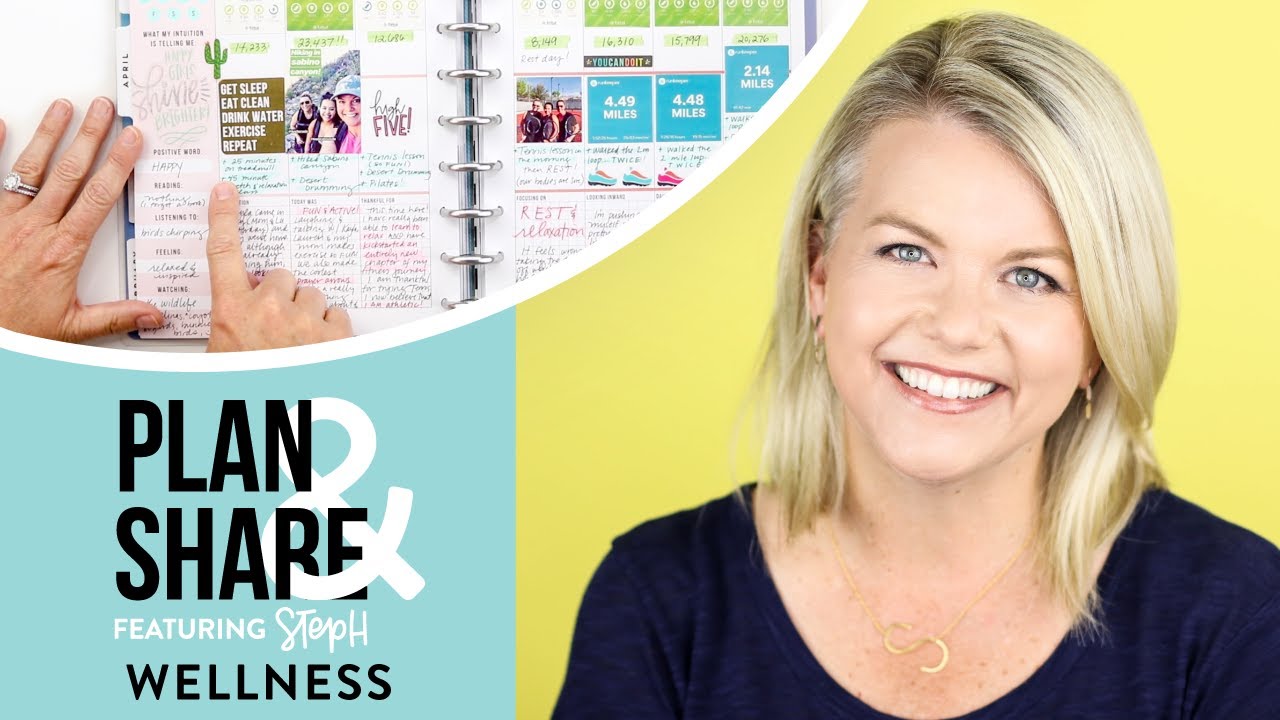 PLAN & SHARE! // Stephanie's 'WELLNESS' Happy Planner®!