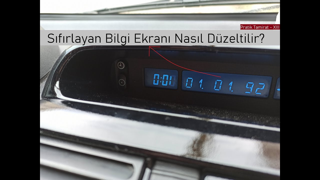 Pratik Tamirat | Sürekli Sıfırlanan Bilgi Ekranı Nasıl Düzeltilir? (Basit Faz Kalemi Nasıl Yapılır?)