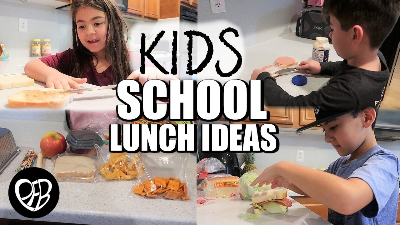 KIDS PACK THEIR OWN SCHOOL LUNCHES | KIDS PACK A BUNCH OF LUNCHES | PHILLIPS FamBam Vlogs