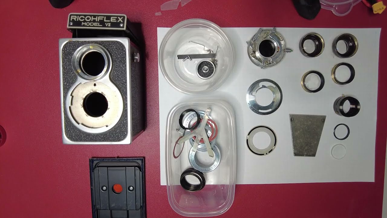 70年前に作られたカメラの中はどうなってる？リコーフレックス解体！Disassembly of RICOHFLEX