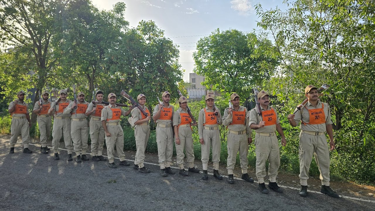 RoaD MarcH• PTS KATHUA•JKPSI• Sub Inspector trainees•Jammu kashmir Police• @SahilSharmaRahaHai