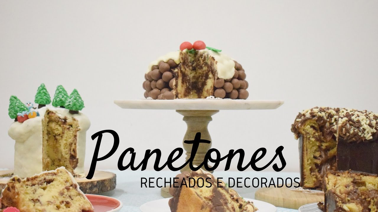 PANETONE RECHEADO E DECORADO - iniciantes ♡ ESPECIAL de NATAL ♡ BELLARIA CHOCOLATIER