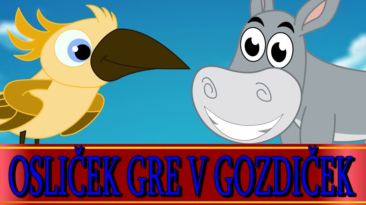 Osliček gre v gozdiček | Mix otroških pesmic | Kompilacija 45 minut