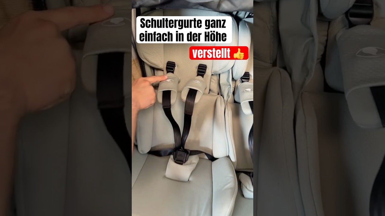 So einfach verstellst du die Schultergurte! 🚲👶