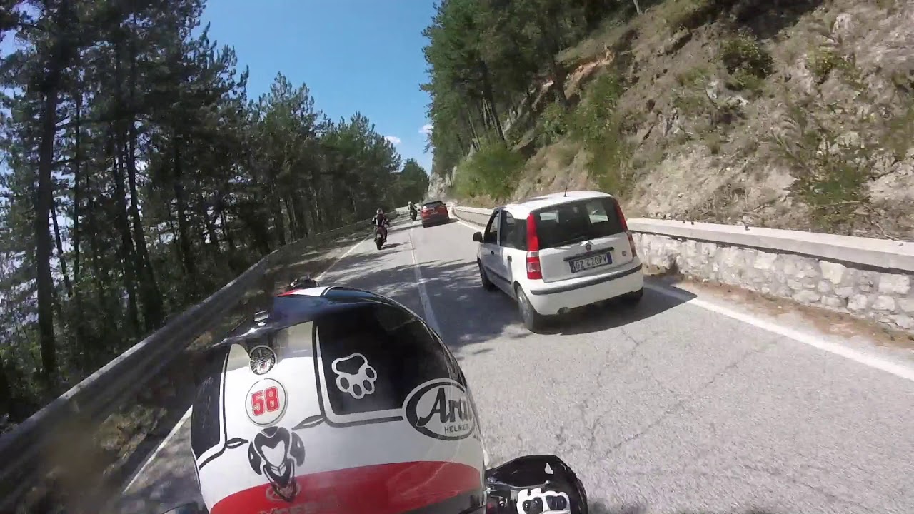 Passo delle capanelle Hypermotard 1100 Evo Sp on board (passenger wiew)