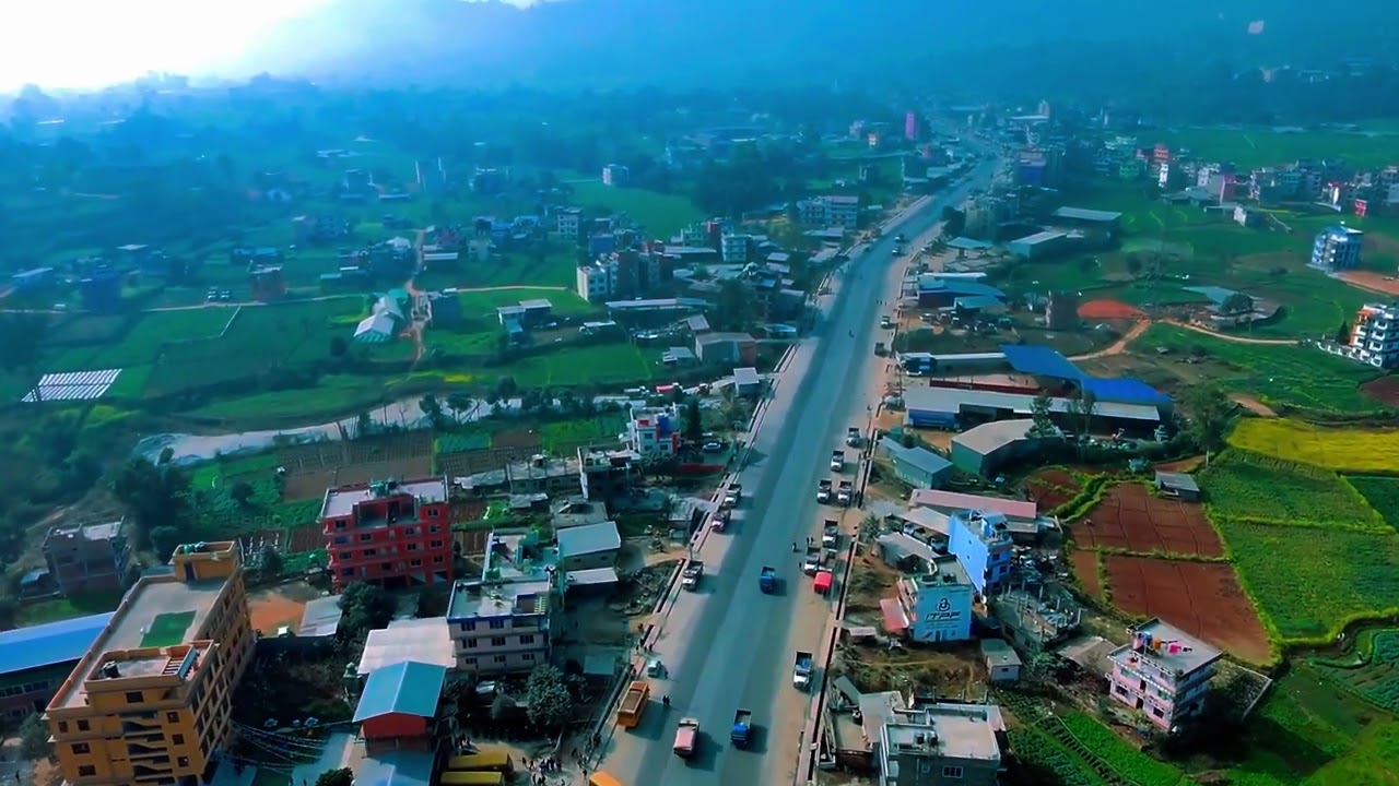 पाँचखाल मुख्य बजार | Panchkhal Main Market Drone View | Kavre Nepal