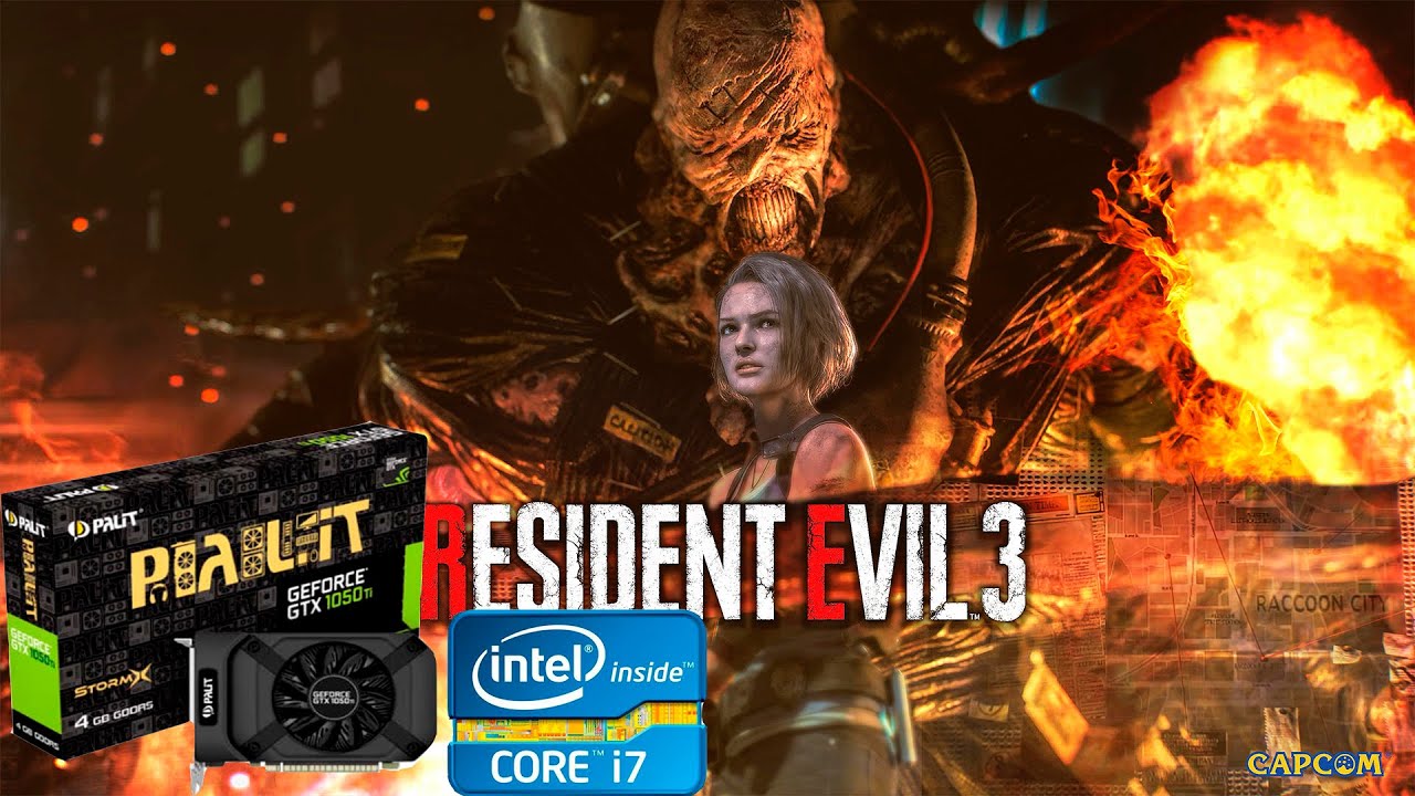 Resident Evil 3 Raccoon City GTX 1050 Ti - i7 3770