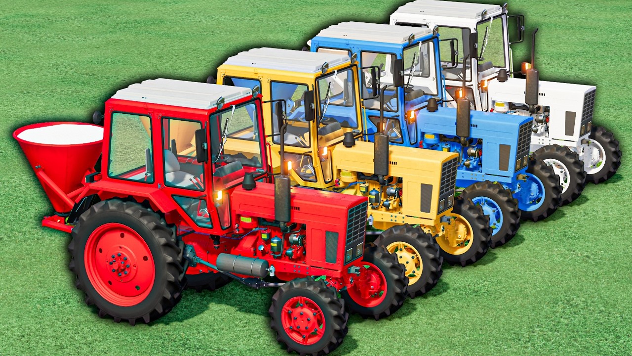 Work with Colors - LIME JOB ! Mini Tractor | Farming Simulator 22