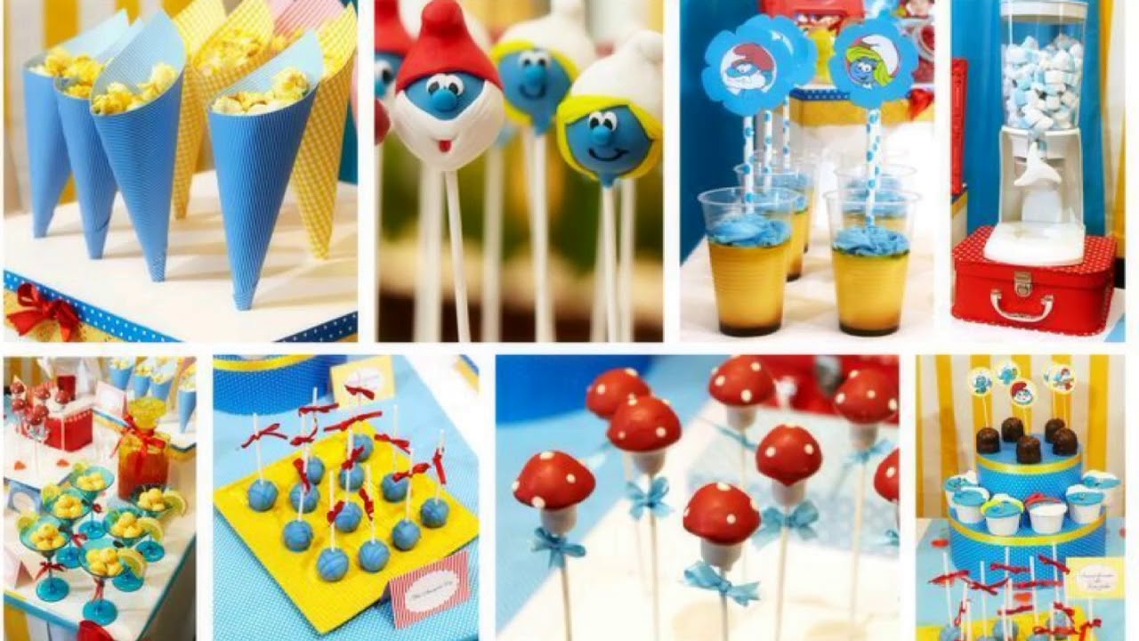 🎈Fiesta Tematica De Los Pitufos