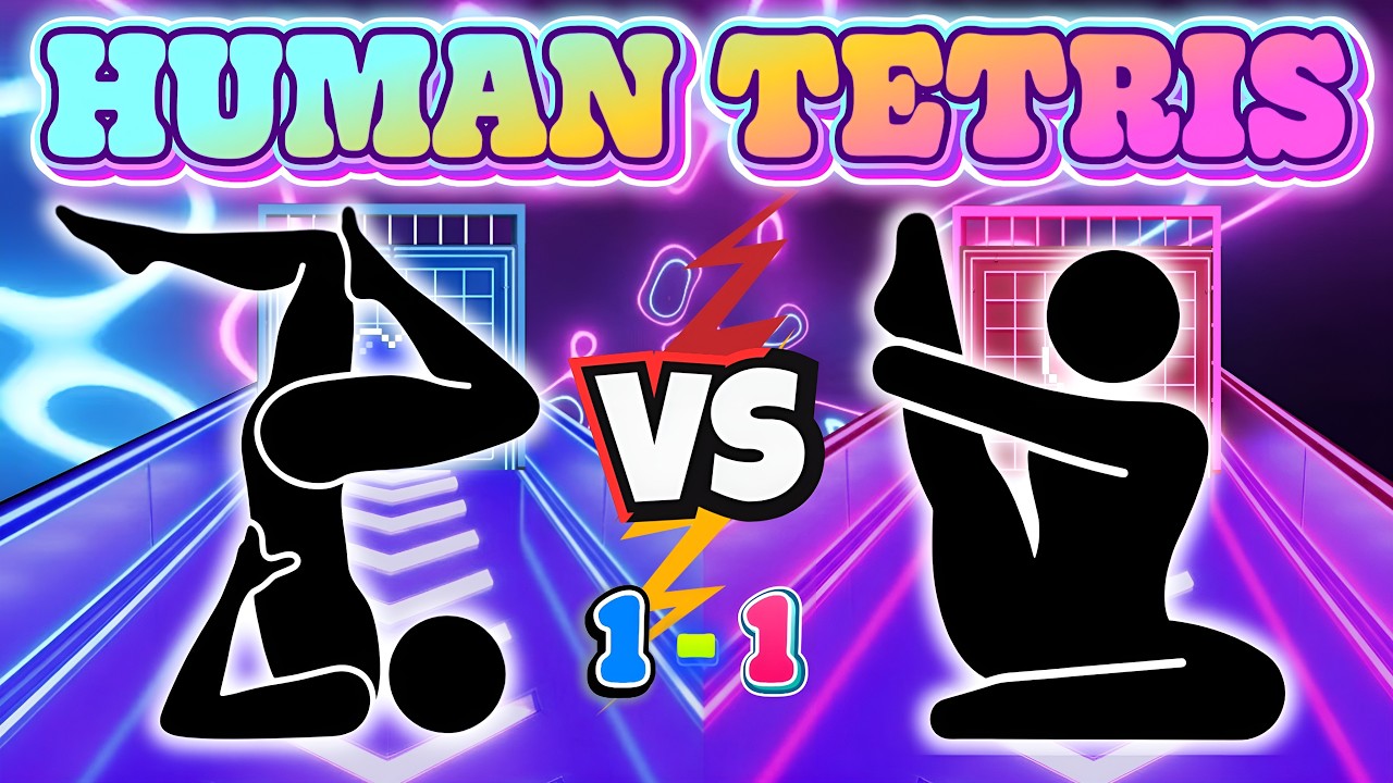 HUMAN TETRIS PvP Showdown ⚔️ | Ultimate Face-Off | High-Quality Immersive Interactive Warm-Up #30