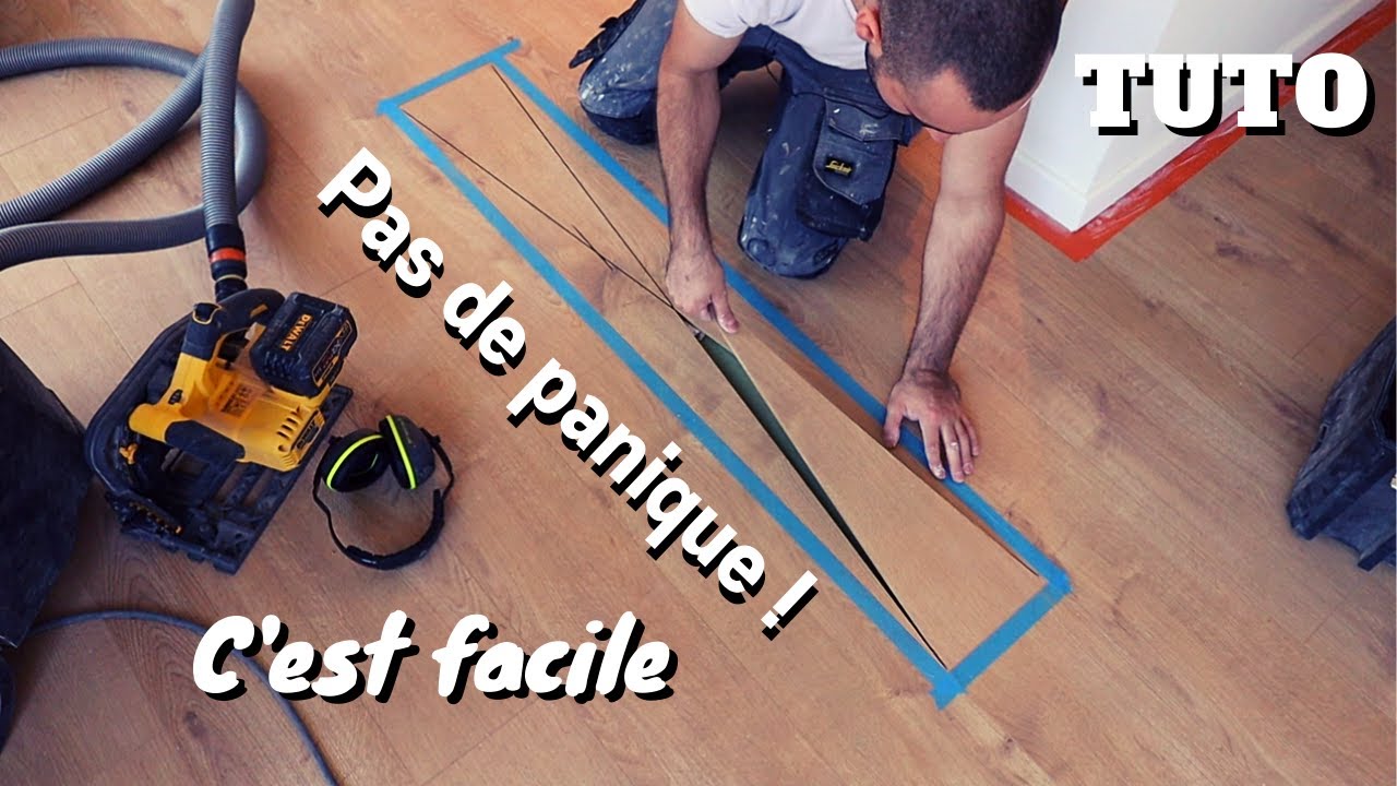 🏠Changer une lame de parquet au milieu d'une pièce ?!!! C'est POSSIBLE